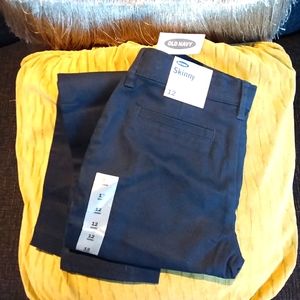 Uniform Skinny Chino Pants for Girls